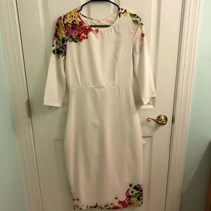 White Floral Dress